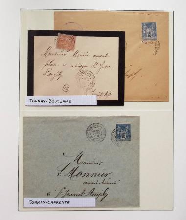 1880-1905, Collection de 80 lettres de CHARENTE-INFERIEURE,