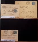 1880-1905, Collection de 80 lettres de CHARENTE-INFERIEURE,