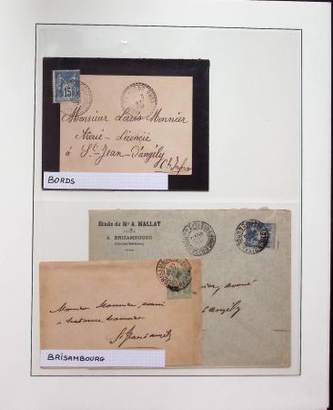 1880-1905, Collection de 80 lettres de CHARENTE-INFERIEURE,