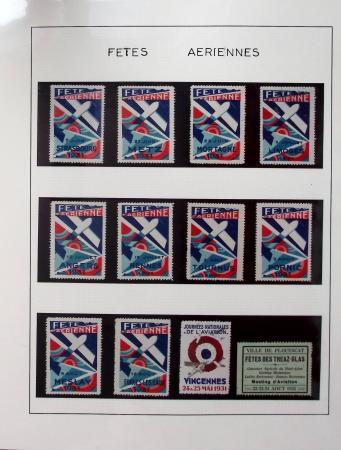 1925-1937, Grand album pour CPA, contenant des collections