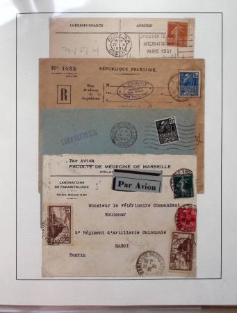 1925-1937, Grand album pour CPA, contenant des collections