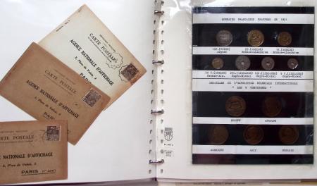1925-1937, Grand album pour CPA, contenant des collections