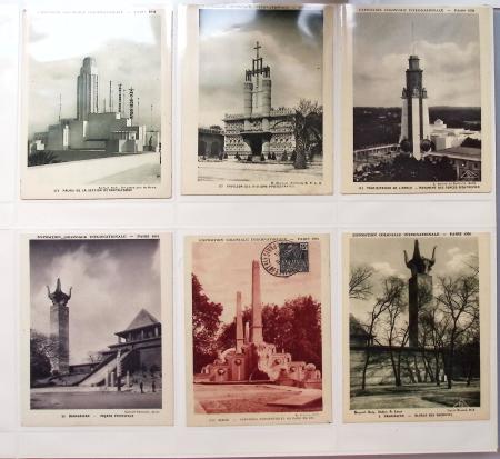 1925-1937, Grand album pour CPA, contenant des collections