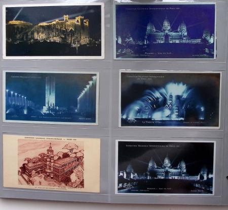 1925-1937, Grand album pour CPA, contenant des collections