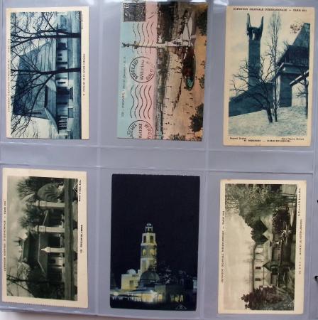 1925-1937, Grand album pour CPA, contenant des collections
