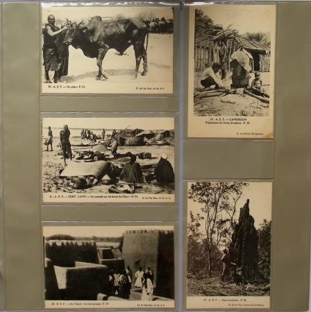 1925-1937, Grand album pour CPA, contenant des collections