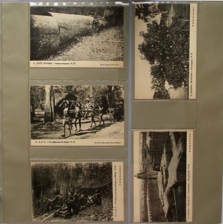 1925-1937, Grand album pour CPA, contenant des collections