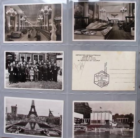 1925-1937, Grand album pour CPA, contenant des collections