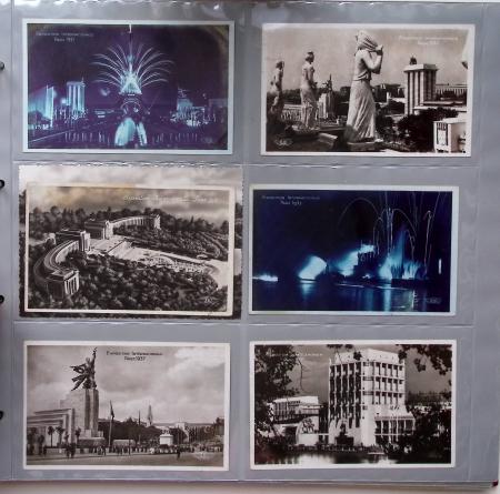 1925-1937, Grand album pour CPA, contenant des collections