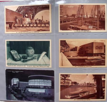 1925-1937, Grand album pour CPA, contenant des collections