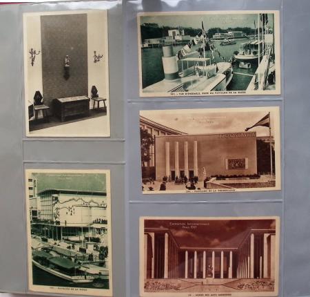 1925-1937, Grand album pour CPA, contenant des collections