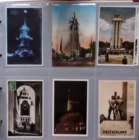 1925-1937, Grand album pour CPA, contenant des collections