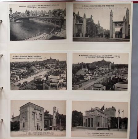 1925-1937, Grand album pour CPA, contenant des collections