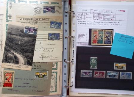 1925-1937, Grand album pour CPA, contenant des collections