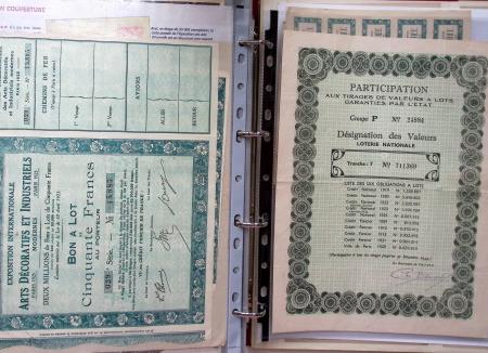 1925-1937, Grand album pour CPA, contenant des collections