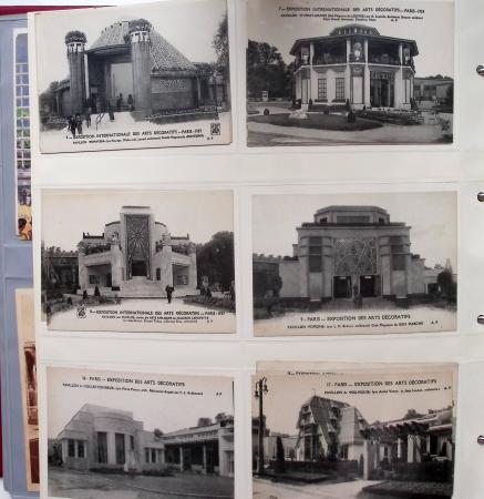 1925-1937, Grand album pour CPA, contenant des collections