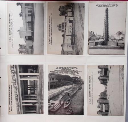 1925-1937, Grand album pour CPA, contenant des collections