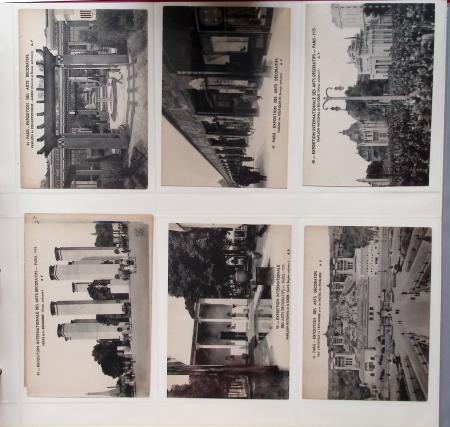 1925-1937, Grand album pour CPA, contenant des collections