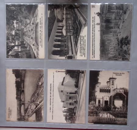 1925-1937, Grand album pour CPA, contenant des collections