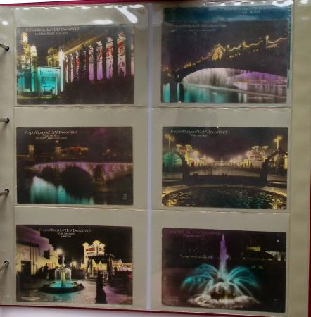 1925-1937, Grand album pour CPA, contenant des collections