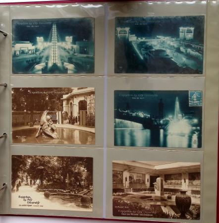 1925-1937, Grand album pour CPA, contenant des collections