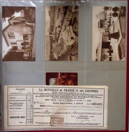 1925-1937, Grand album pour CPA, contenant des collections