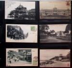 CPA : 2 classeurs de CPA anciennes d'Indochine, beaucoup