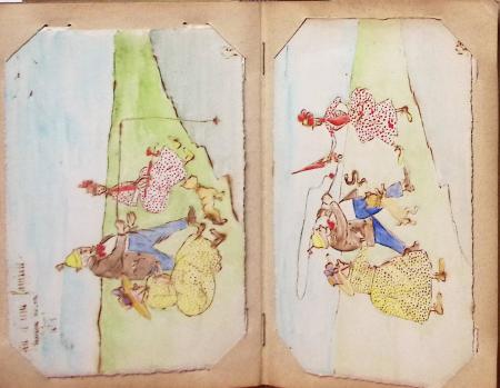 CPA: 2 classeurs de CPA fantaisie et illustrateurs,