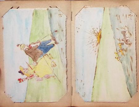 CPA: 2 classeurs de CPA fantaisie et illustrateurs,