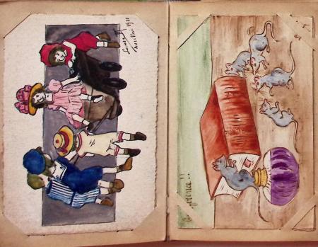 CPA: 2 classeurs de CPA fantaisie et illustrateurs,