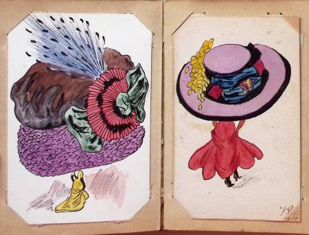 CPA: 2 classeurs de CPA fantaisie et illustrateurs,