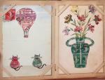 CPA: 2 classeurs de CPA fantaisie et illustrateurs,
