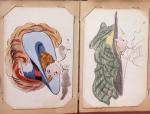 CPA: 2 classeurs de CPA fantaisie et illustrateurs,
