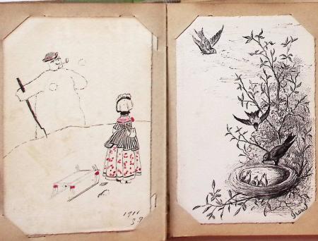 CPA: 2 classeurs de CPA fantaisie et illustrateurs,