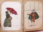 CPA: 2 classeurs de CPA fantaisie et illustrateurs,