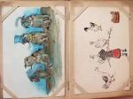 CPA: 2 classeurs de CPA fantaisie et illustrateurs,