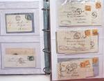 1849-1876, Deux gros classeurs de lettres classiques,