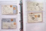 1849-1876, Deux gros classeurs de lettres classiques,
