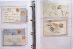 1849-1876, Deux gros classeurs de lettres classiques,