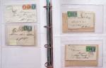 1849-1876, Deux gros classeurs de lettres classiques,
