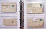1849-1876, Deux gros classeurs de lettres classiques,