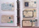 1849-1876, Deux gros classeurs de lettres classiques,