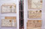 1849-1876, Deux gros classeurs de lettres classiques,