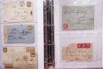 1849-1876, Deux gros classeurs de lettres classiques,