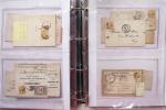 1849-1876, Deux gros classeurs de lettres classiques,