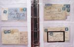 1849-1876, Deux gros classeurs de lettres classiques,