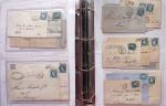 1849-1876, Deux gros classeurs de lettres classiques,