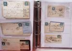 1849-1876, Deux gros classeurs de lettres classiques,