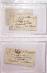 1849-1876, Deux gros classeurs de lettres classiques,