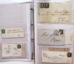 1849-1876, Deux gros classeurs de lettres classiques,